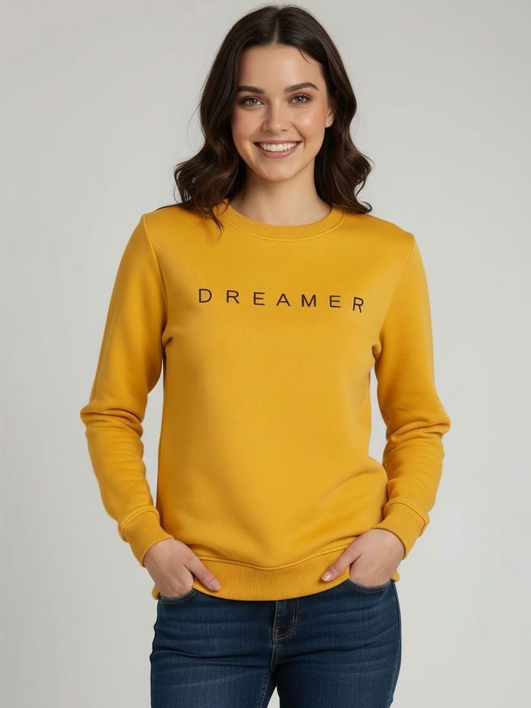 Calm Down Women Printed Sweatshirt-picture-13