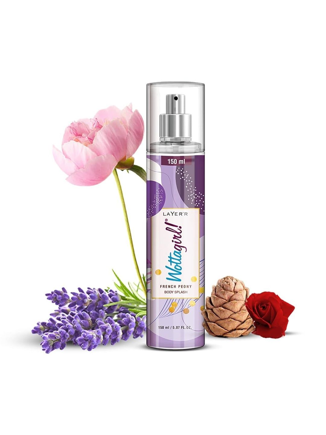 LAYER'R WOTTAGIRL! French Peony Body Splash- 150 ml