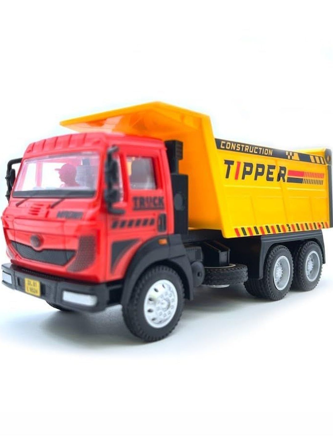 AR Kids Toys Kids Magna Construction Tipper Truck Toy Pull Back Action Vehicle-picture-37