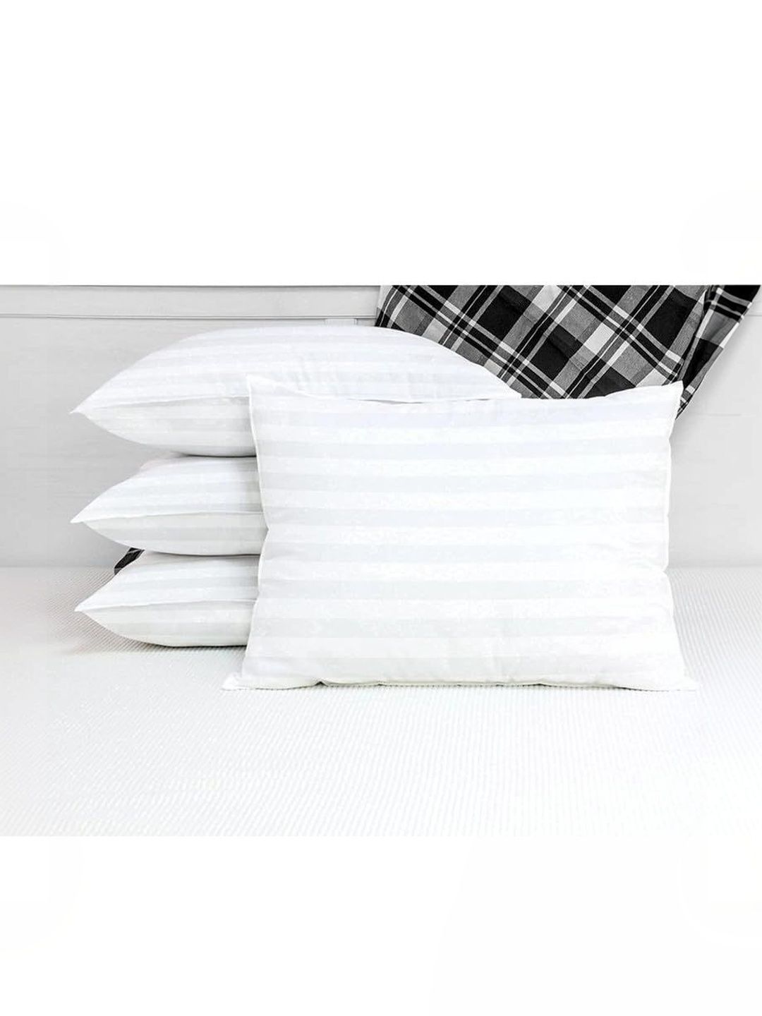 Utopia Bedding White Set Of 4 Cotton Filled Cotton Ultra Soft Sleep Pillow-picture-37