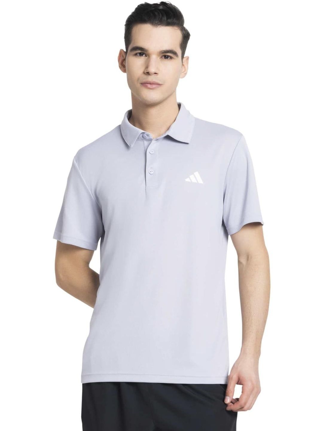 ADIDAS Brand Logo Printed Polo Collar Tennis T-Shirts-image-49