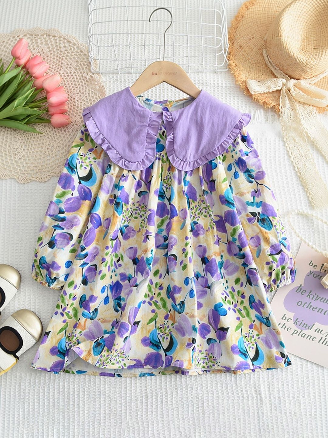LULU & SKY Floral Print A-Line Dress-picture-46