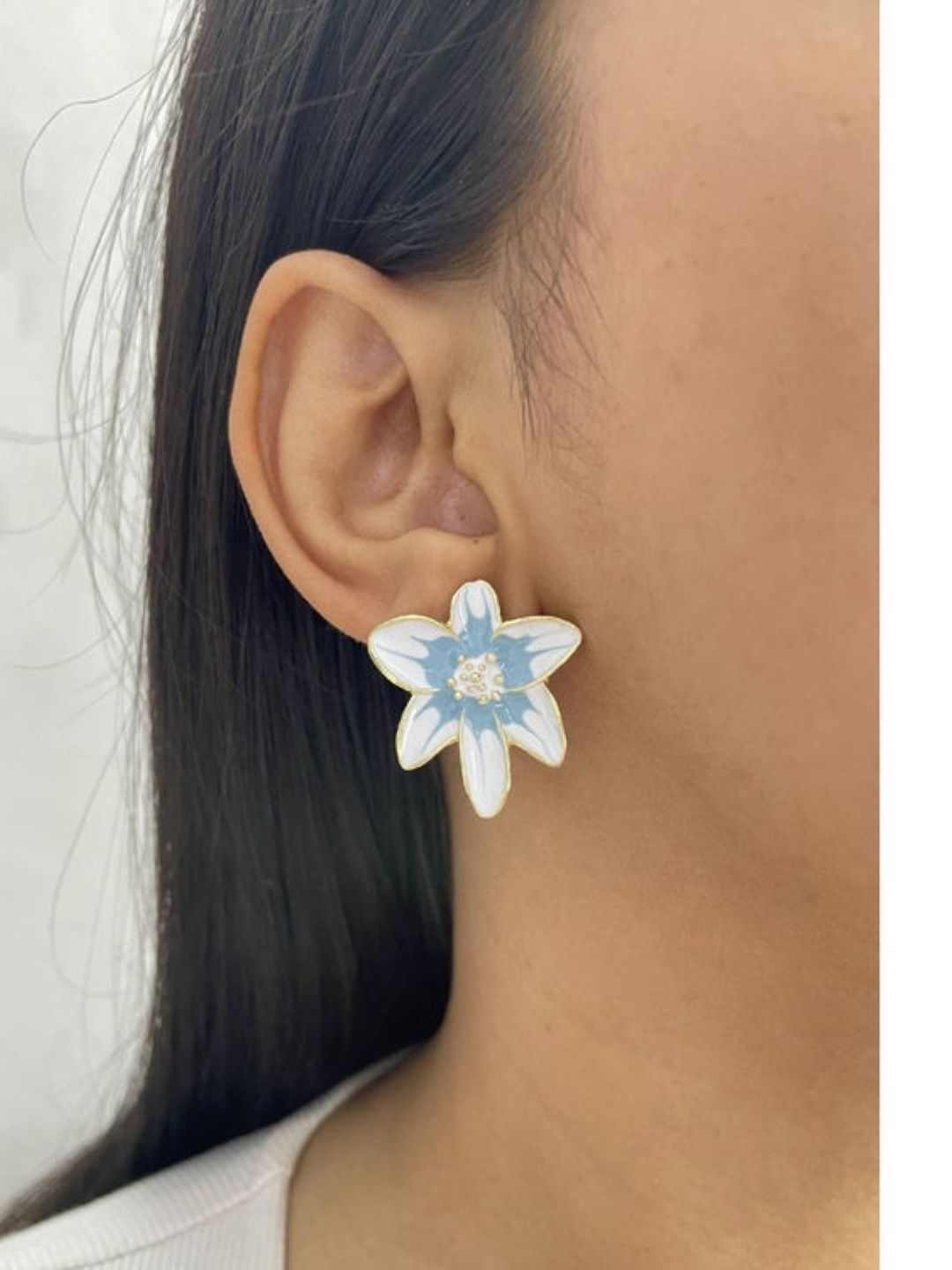 FIMBUL Floral Studs Earrings-picture-28