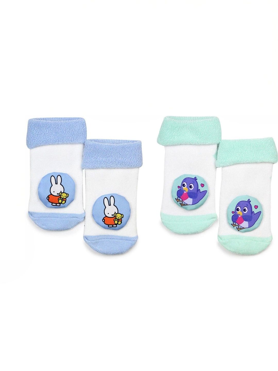 SOXBAE Infants Pack Of 2 Patterned Ankle Length Socks-picture-18