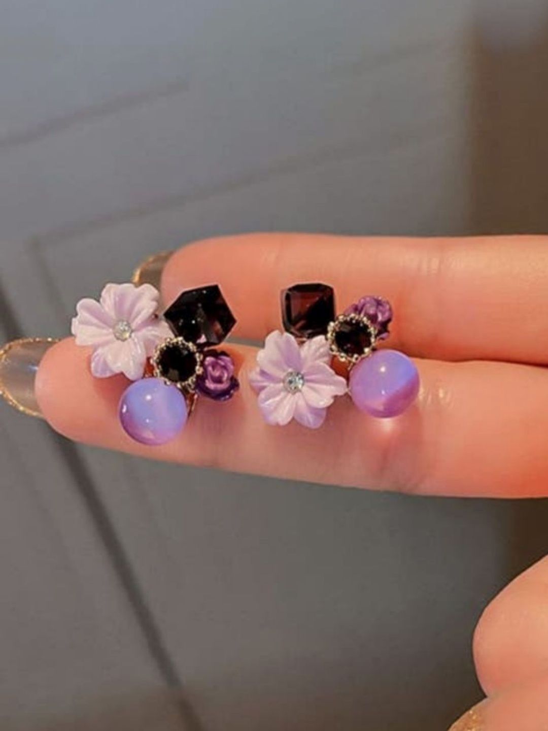 FIMBUL Floral Studs Earrings-picture-32