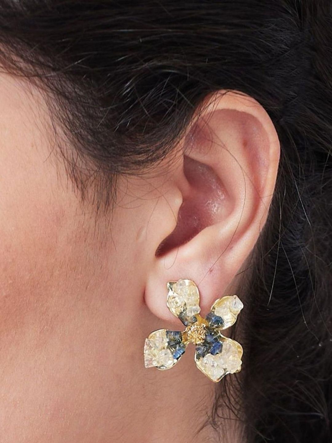 FIMBUL Floral Studs Earrings-picture-11