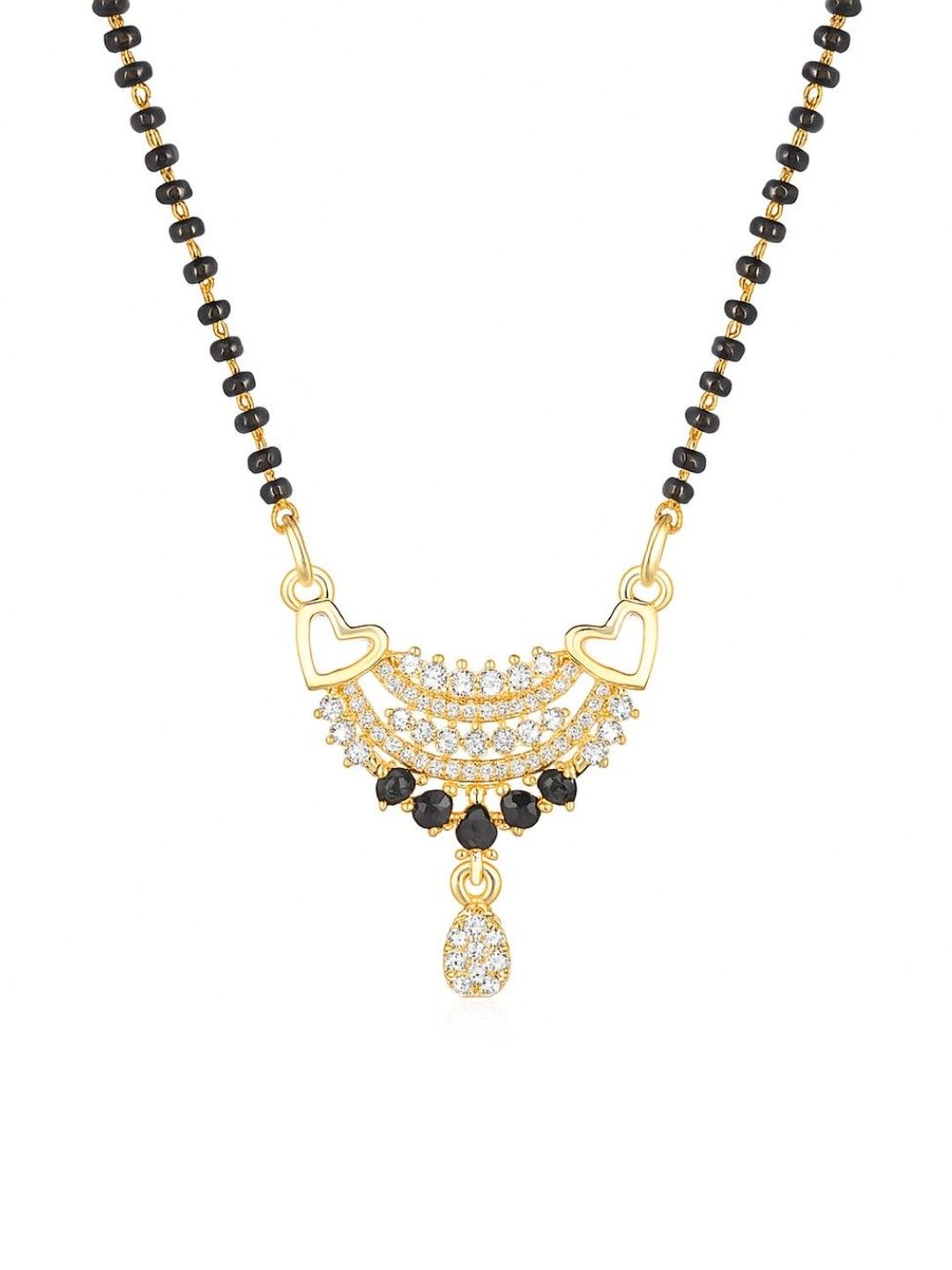 VIEN Gold-Plated Zircon Mangalsutra-picture-12