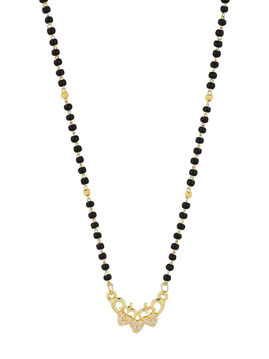 VIEN Gold-Plated Zircon Mangalsutra-picture-39