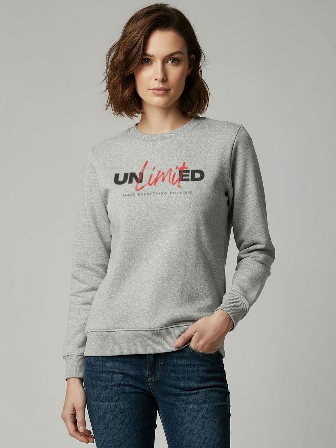 Calm Down Women Printed Sweatshirt-picture-12