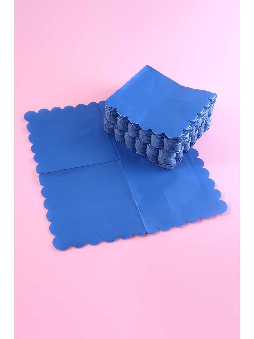 DeoDap Set Of 120 Blue Table Napkins-picture-20
