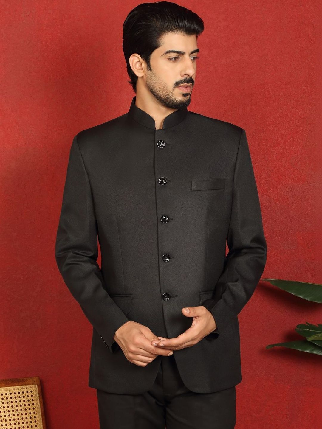 KRAFT INDIA Men Mandarin Collar Jodhpuri Blazers-picture-31