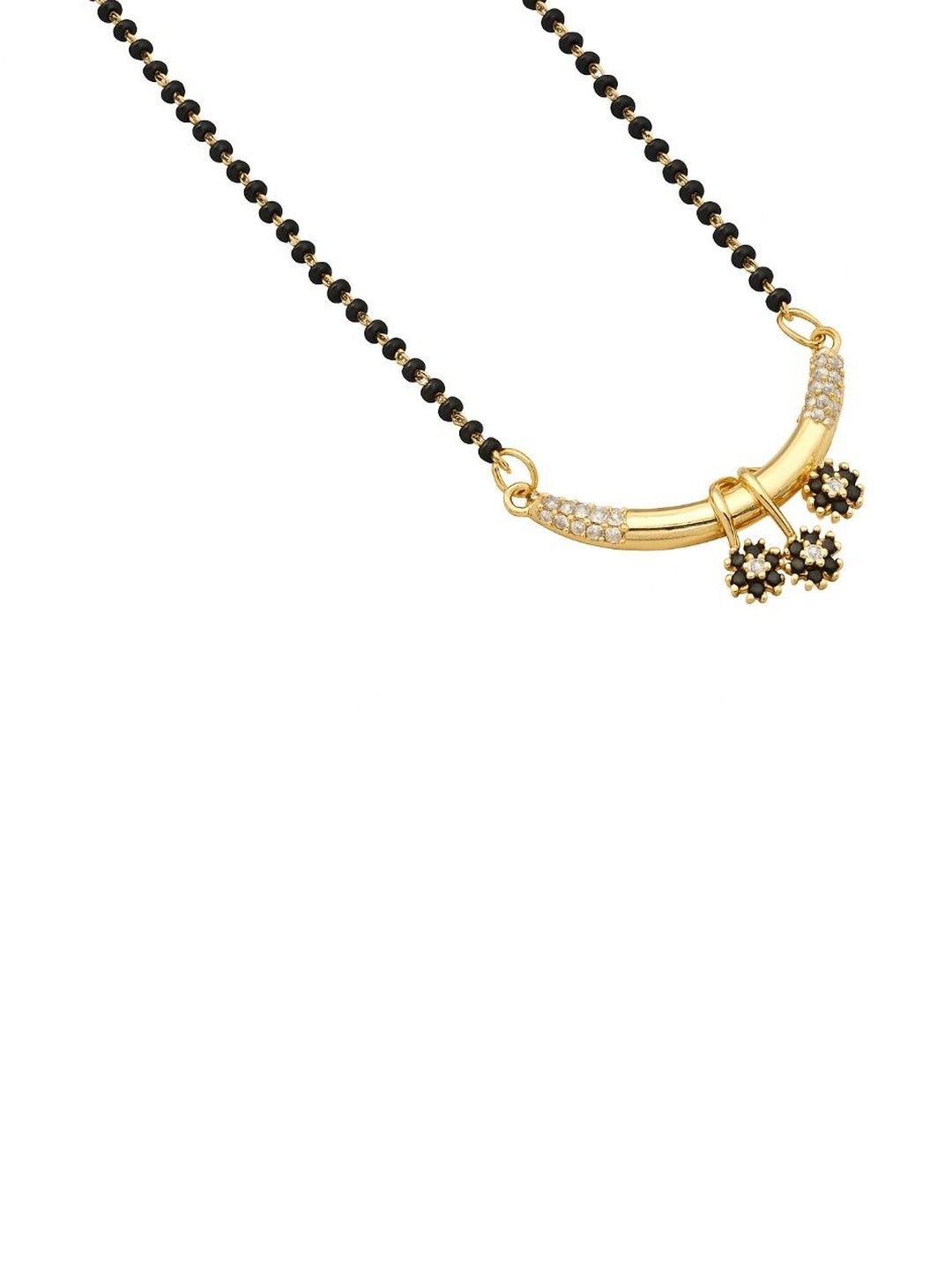 VIEN Gold-Plated Zircon Mangalsutra-picture-40