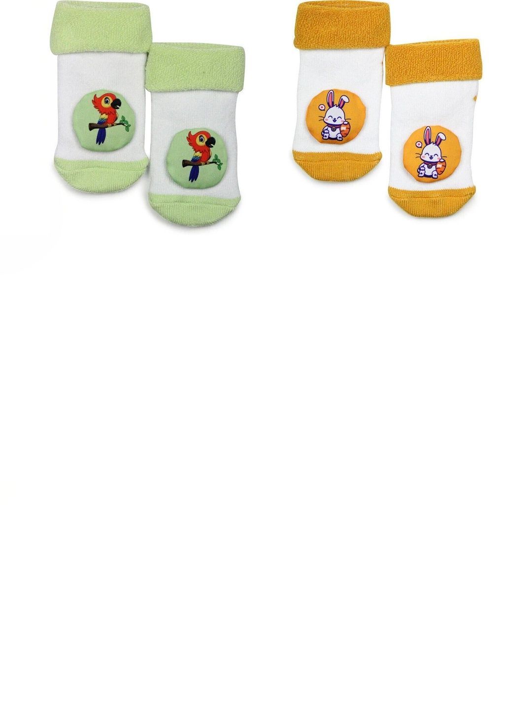 SOXBAE Infants Pack Of 2 Patterned Ankle Length Socks-picture-25