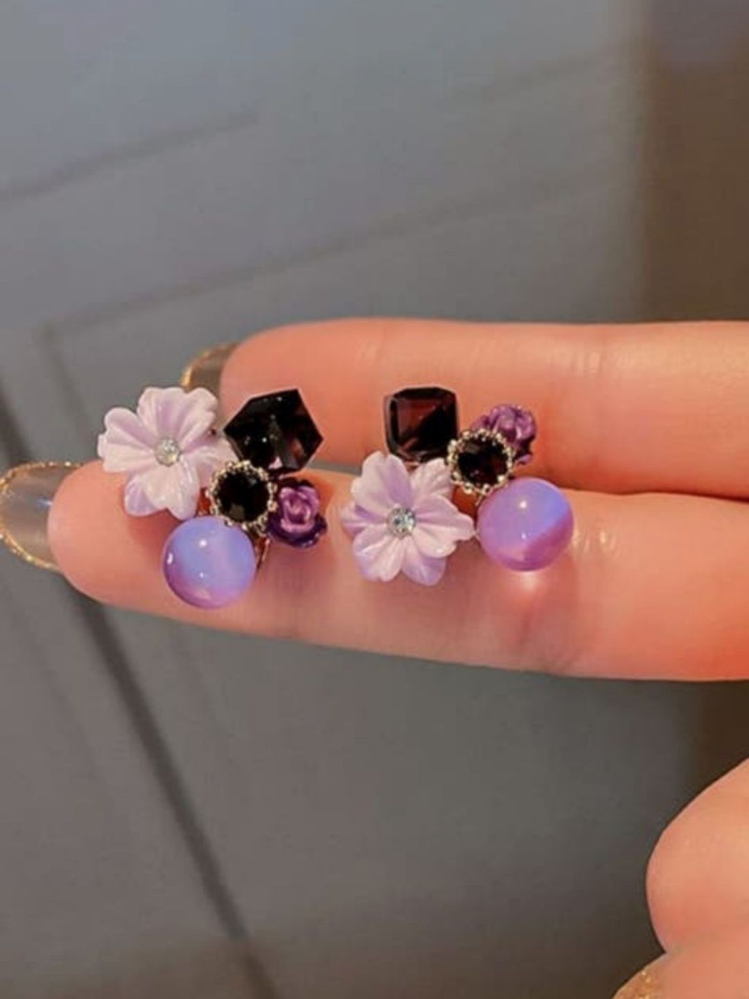 FIMBUL Floral Studs Earrings-picture-21