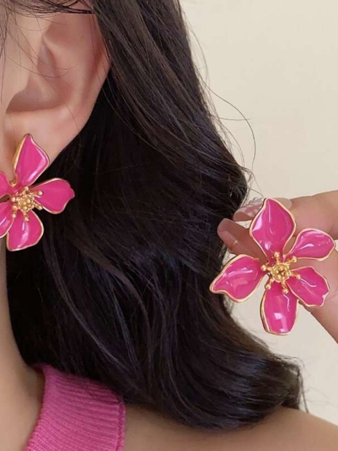 FIMBUL Floral Studs Earrings-picture-38