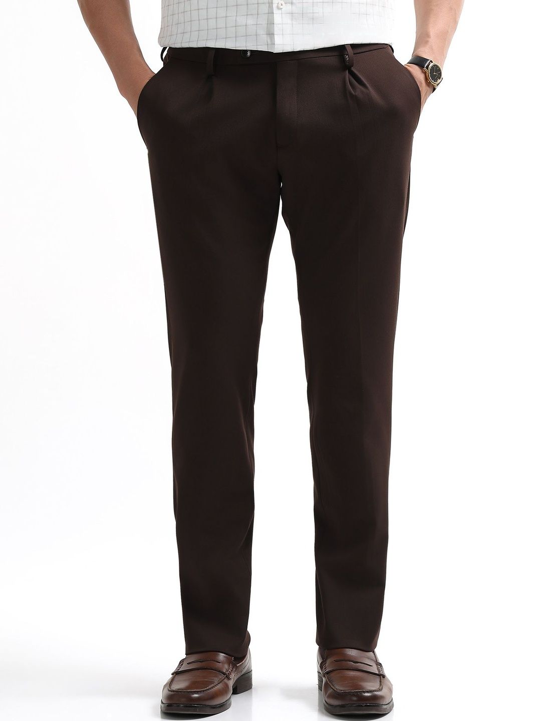 Arrow Men Pleated Trousers-picture-45