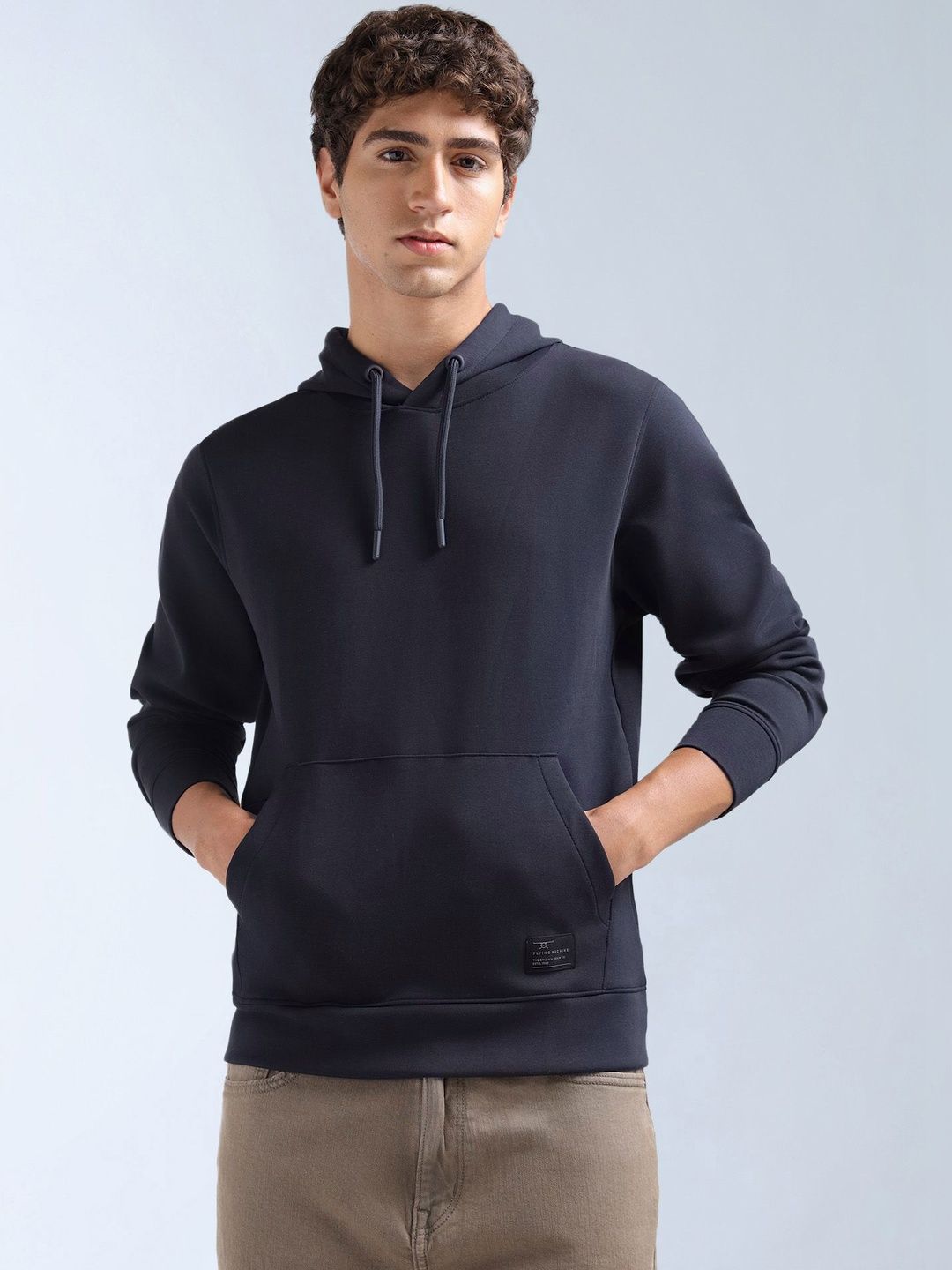 Flying Machine Men Hooded Sweatshirt-picture-32