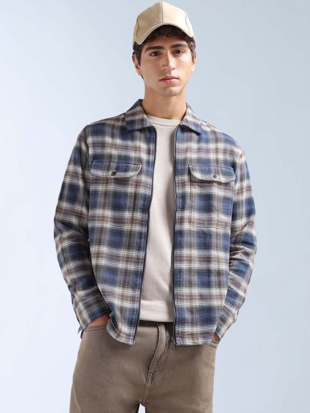 Flying Machine Men Checked Casual Shirt-picture-33