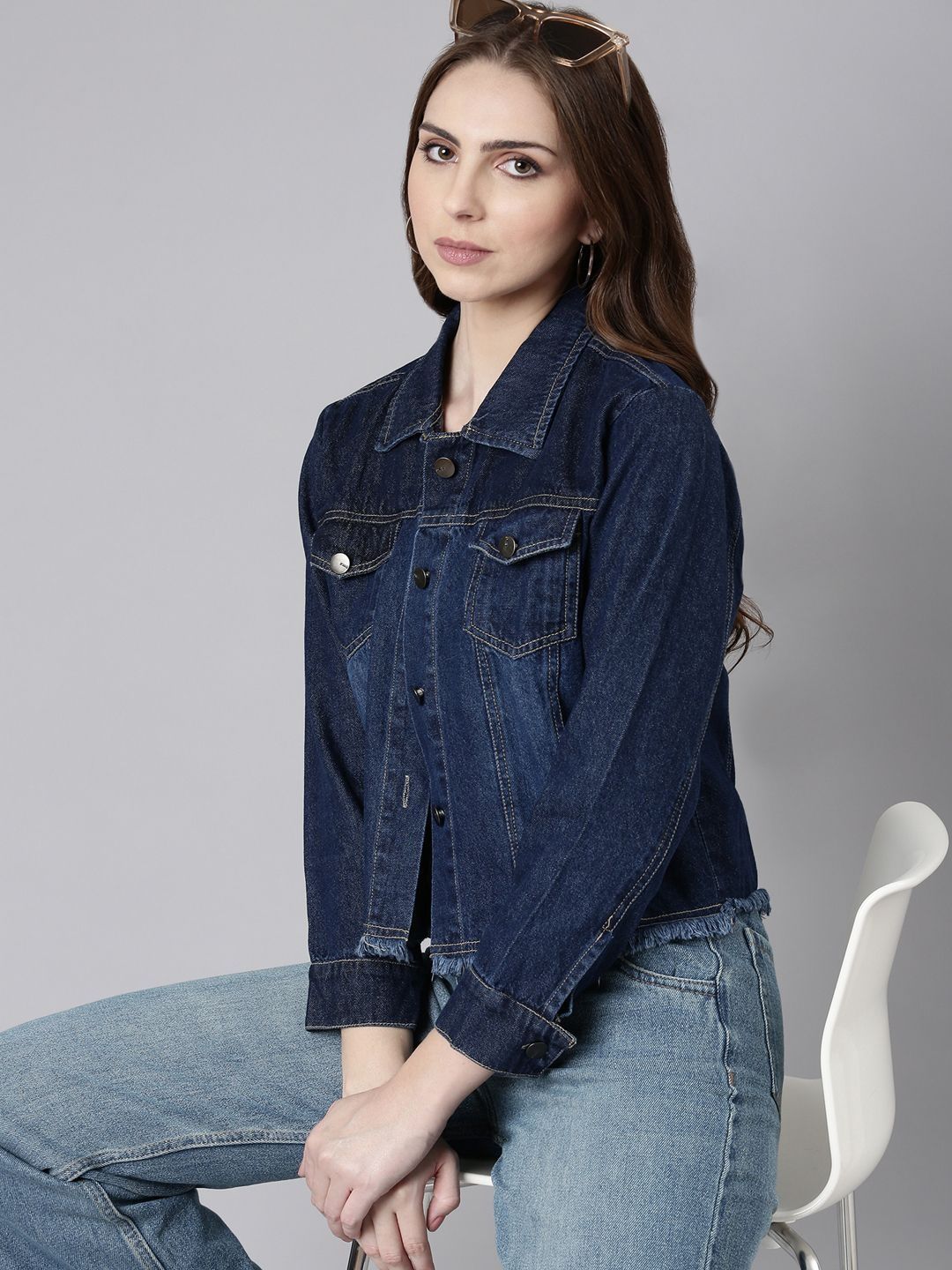 SHOWOFFFF Women Denim Jacket-image-15