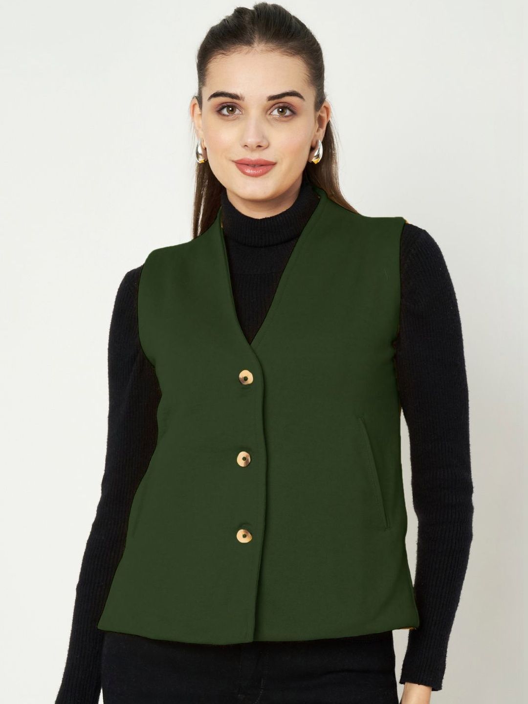 BRINNS V-Neck Sleeveless Casual Waistcoat-picture-47