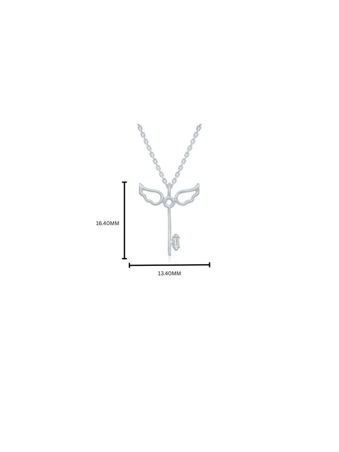 MIVRAA Mini Mivraa Girls 9 KT Gold Mini Mivraa -Angel Pendant - 1.19g-image-10