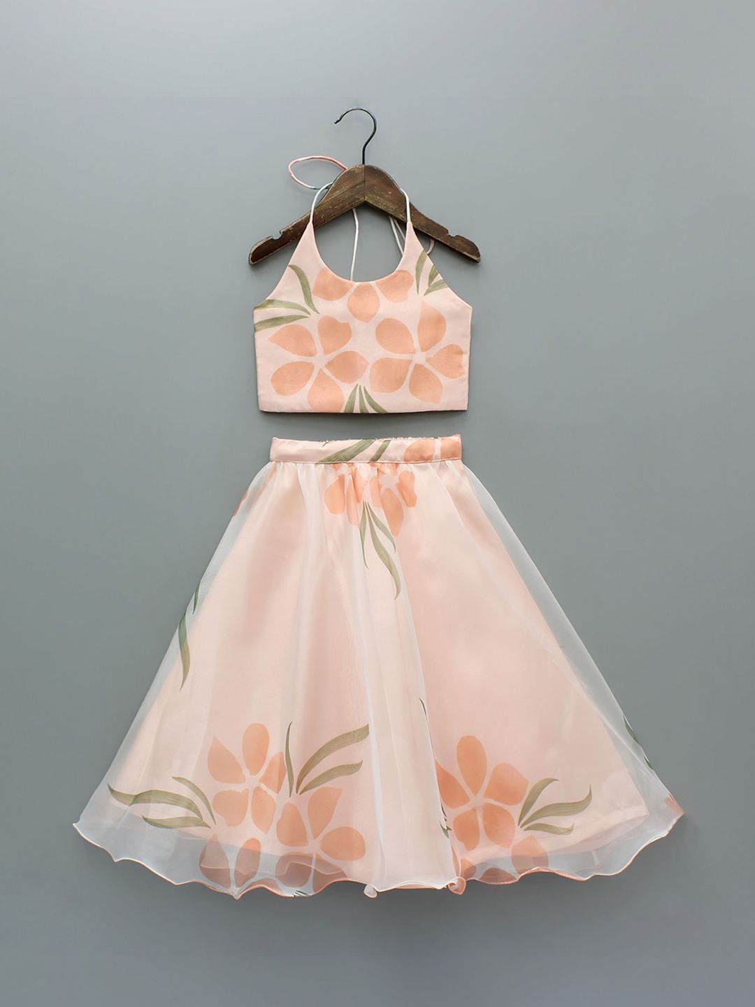 KidsFlower Girls Printed Ready to Wear Lehenga &-picture-26