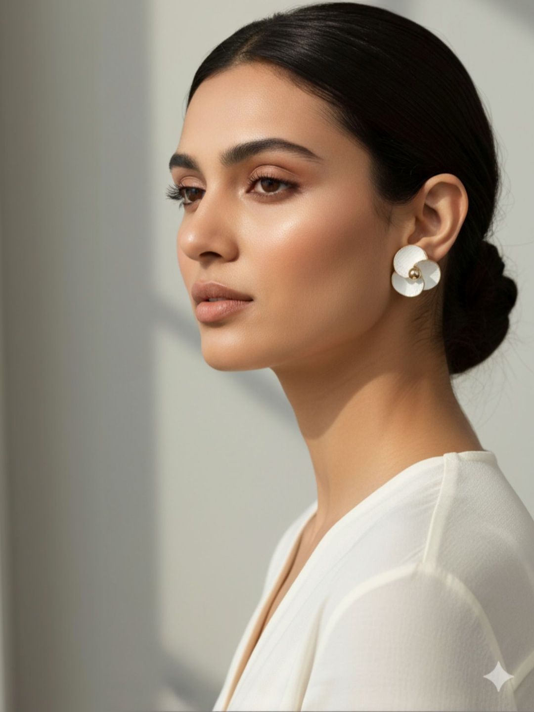 FIMBUL Floral Studs Earrings-picture-38