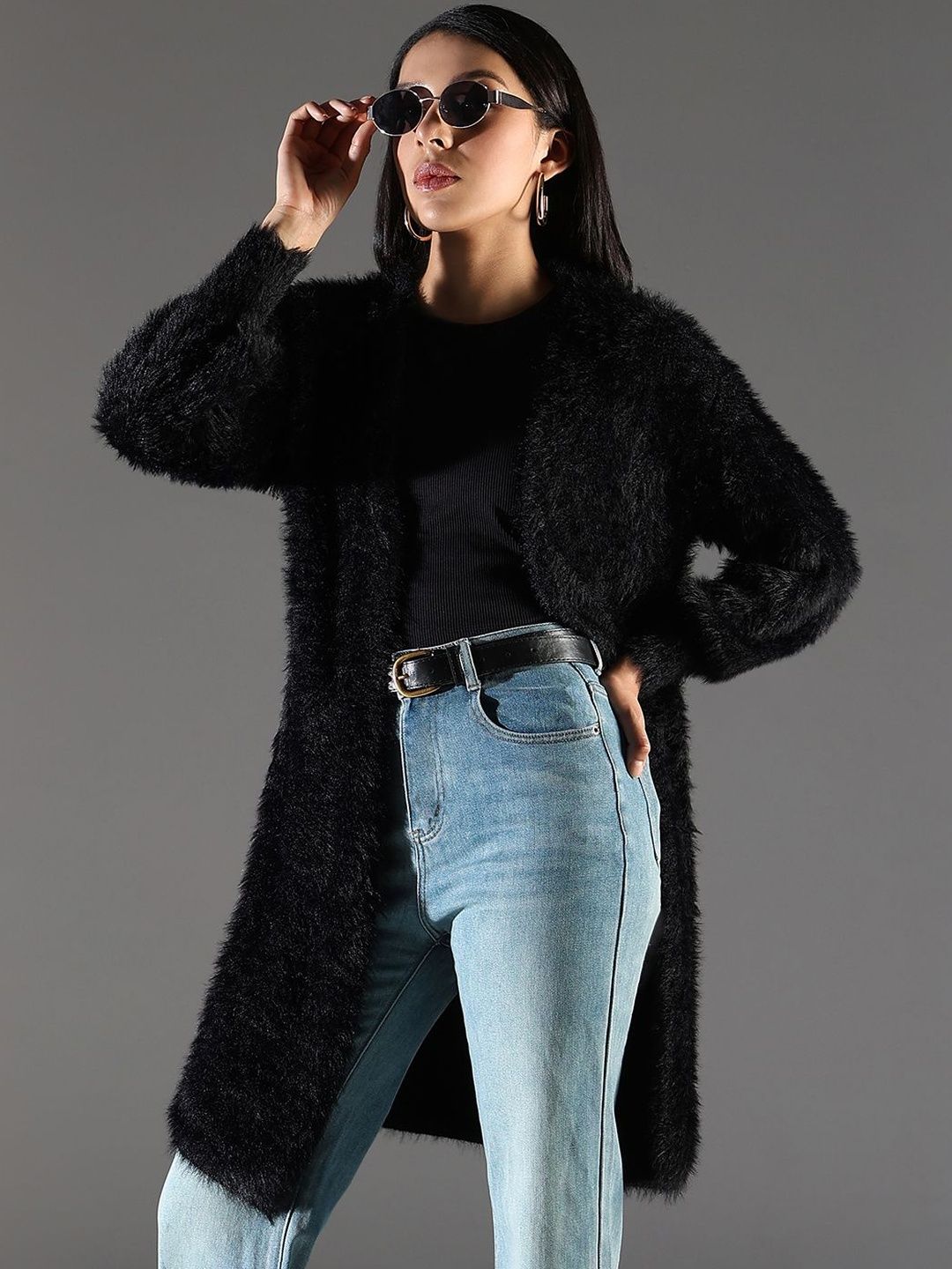 SHOWOFFFF Women Longline Shrug-image-12