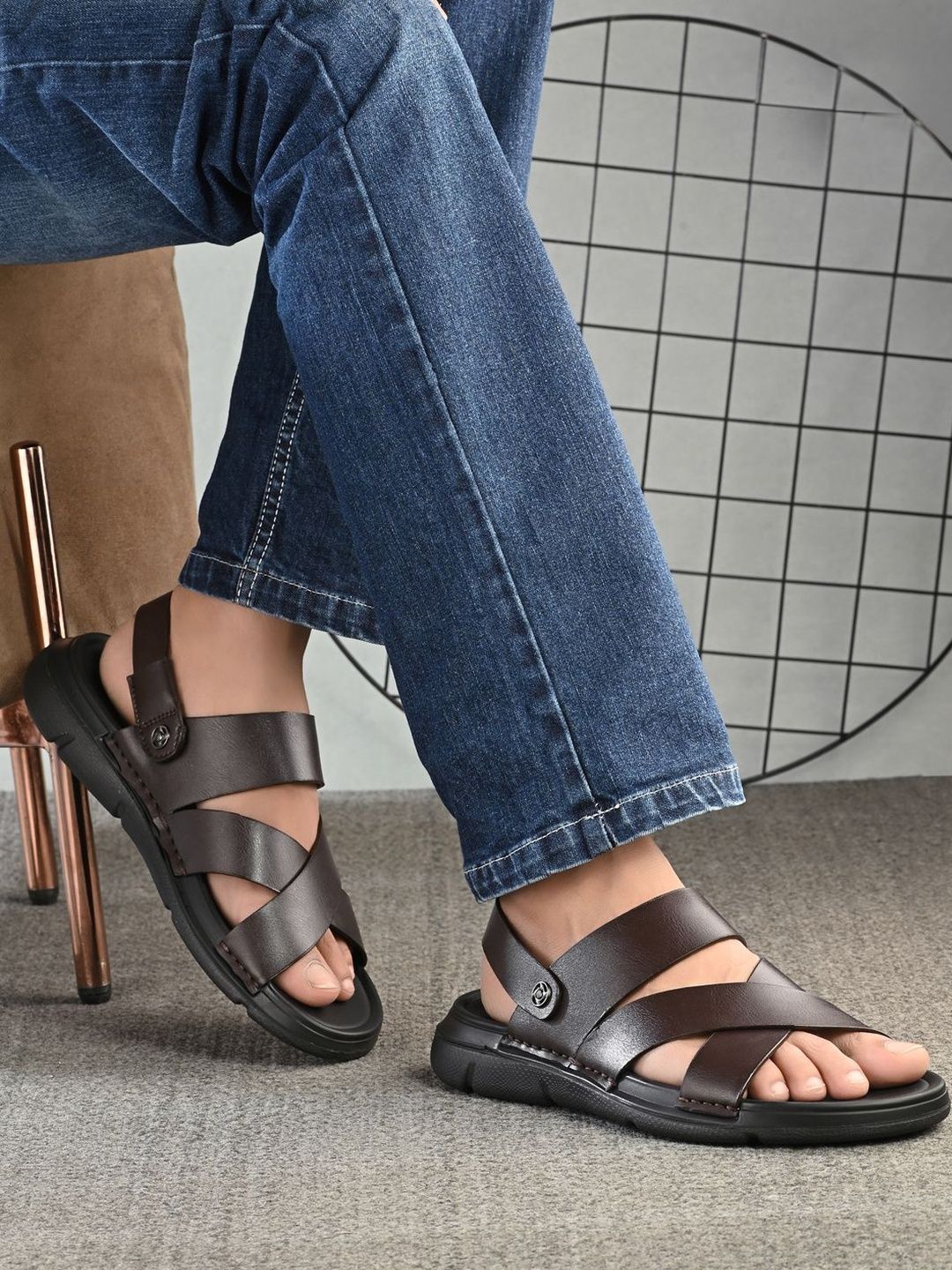 The Roadster Lifestyle Co Men Slip-On Comfort Sandals-picture-57