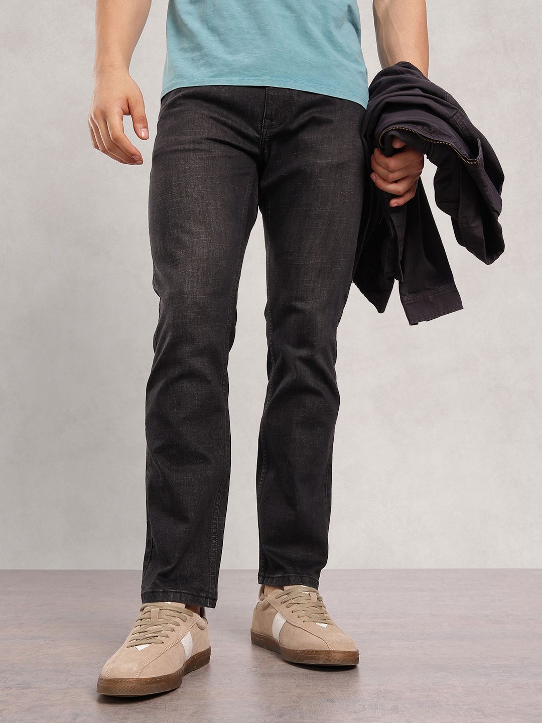 Nautica Men Straight Fit Mid-Rise Light Fade Stretchable Jeans-picture-17