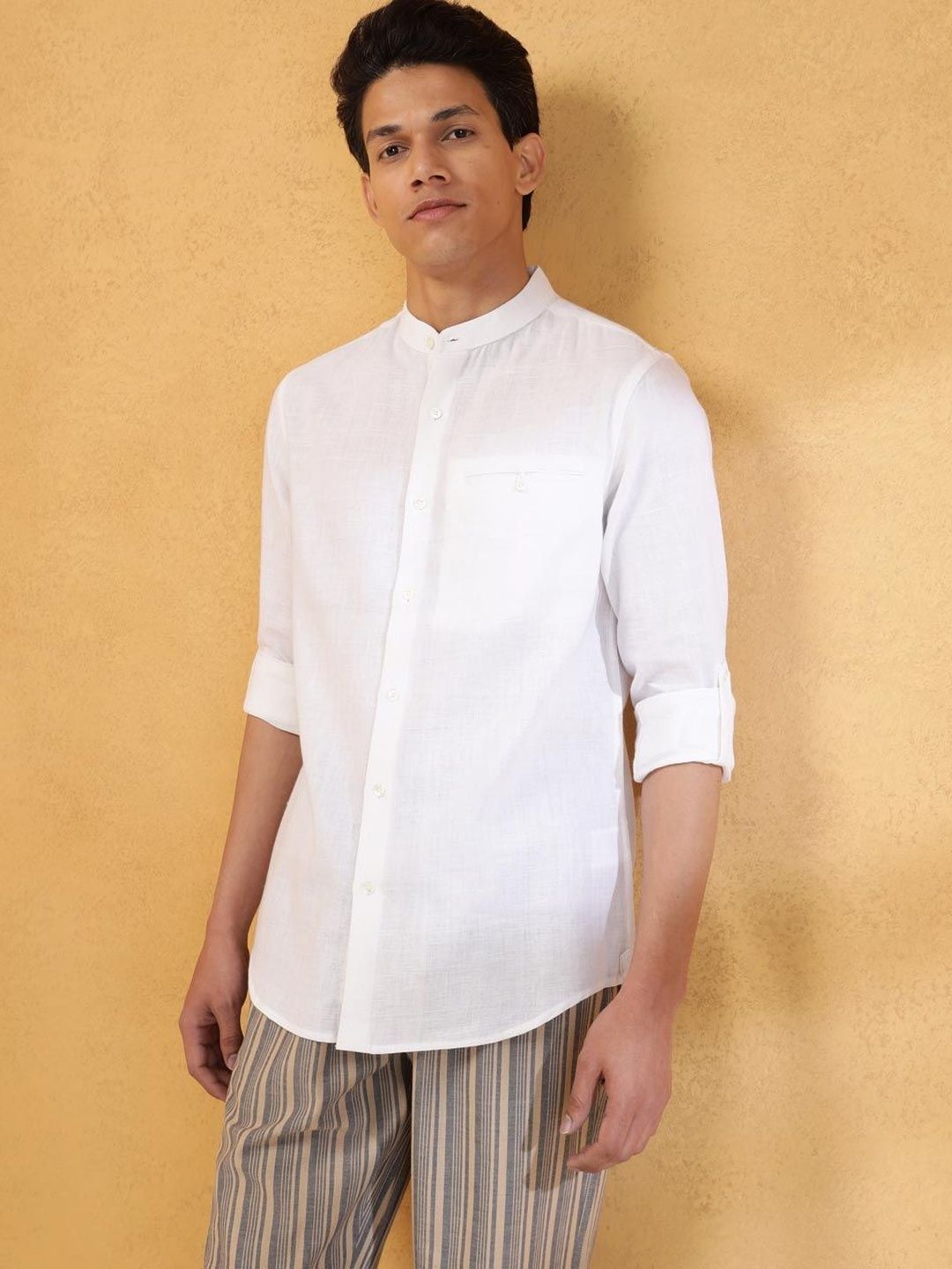 Men Print Relaxed Fit Shirt