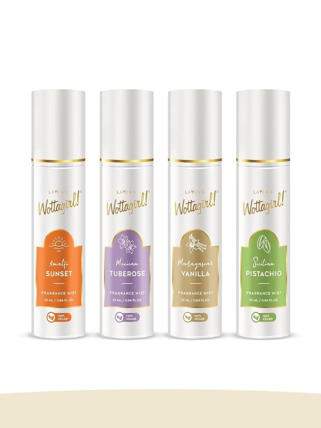 LAYER'R WOTTAGIRL! Set Of 4 Long Lasting Body Splash - 25 ml Each-image-6