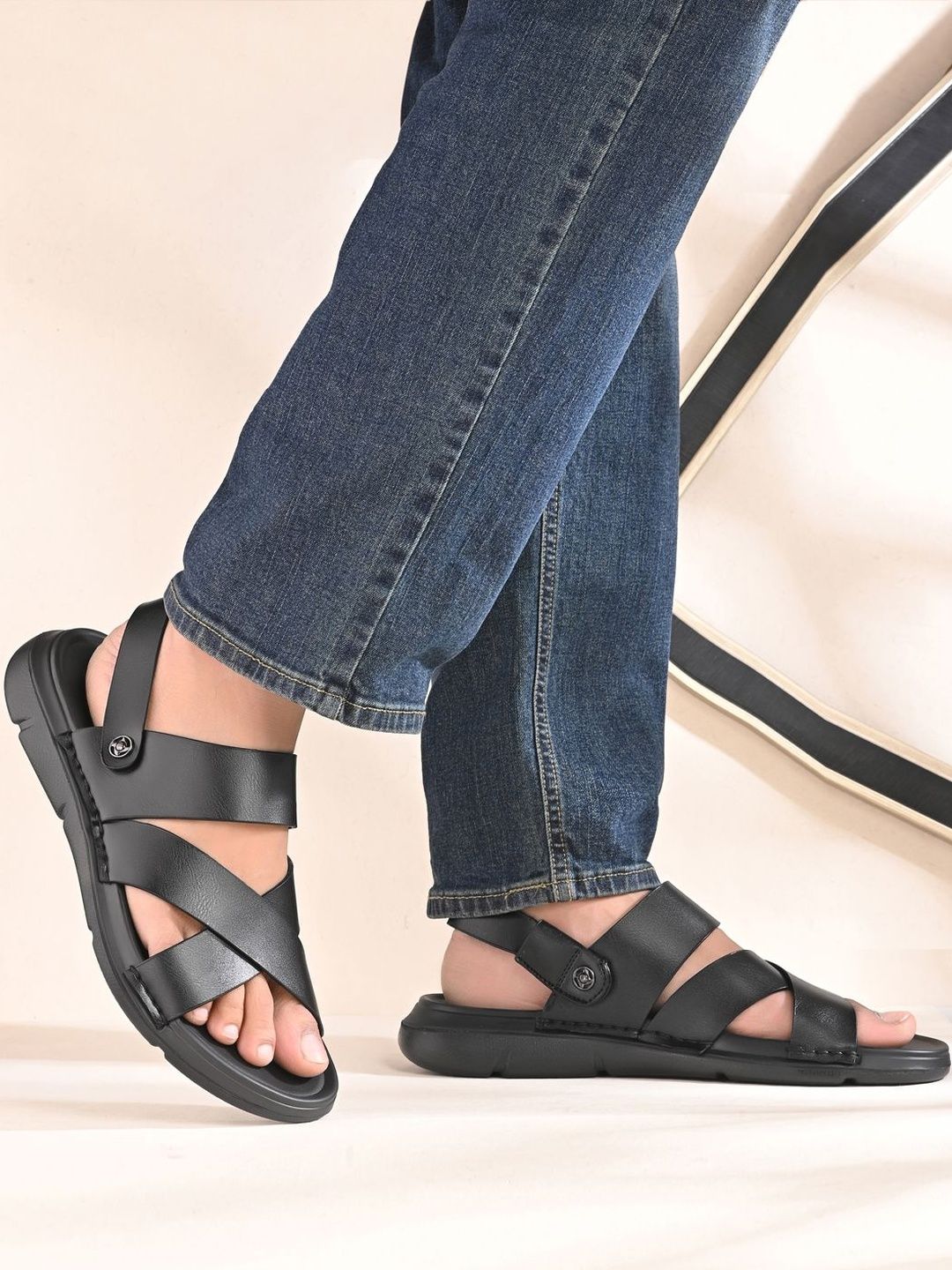 The Roadster Lifestyle Co Men Slip-On Comfort Sandals-picture-23