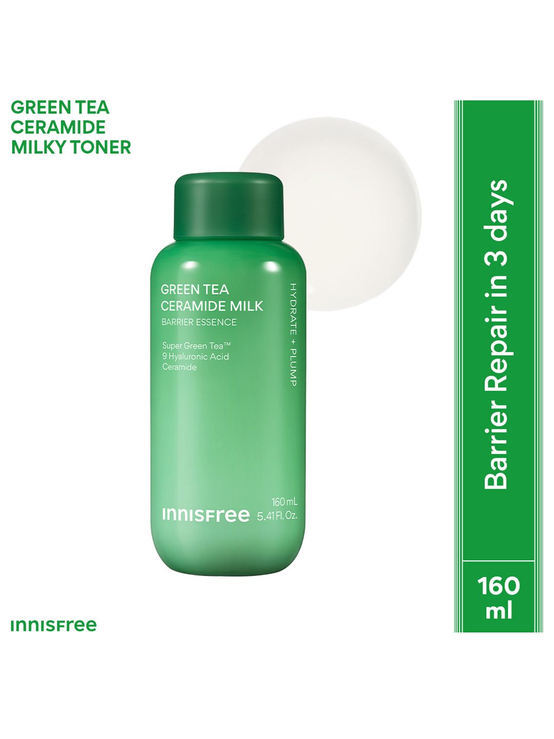 Innisfree Green Tea Ceramide Milk - 160ml-picture-12