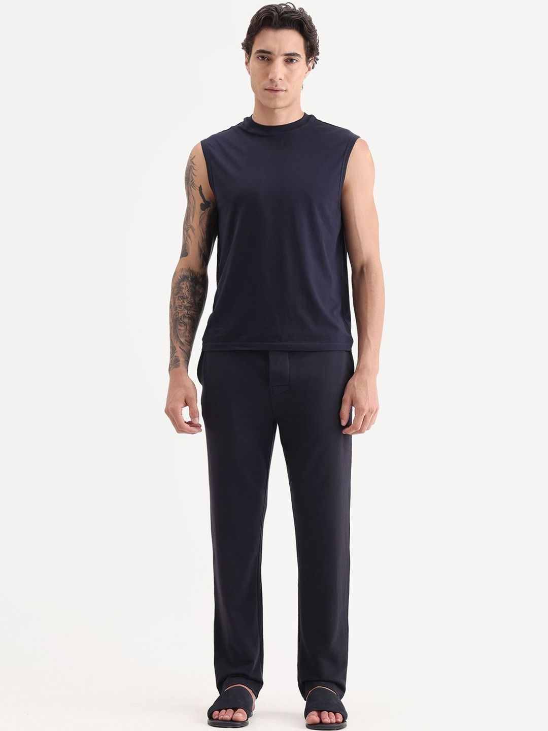 RARE RABBIT Men Cotton Track Pants-picture-36