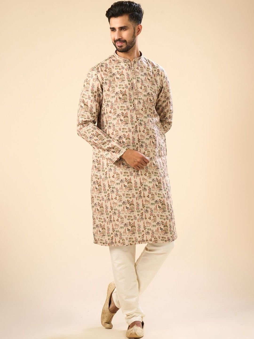 Manyavar Men Printed Kurta-picture-42