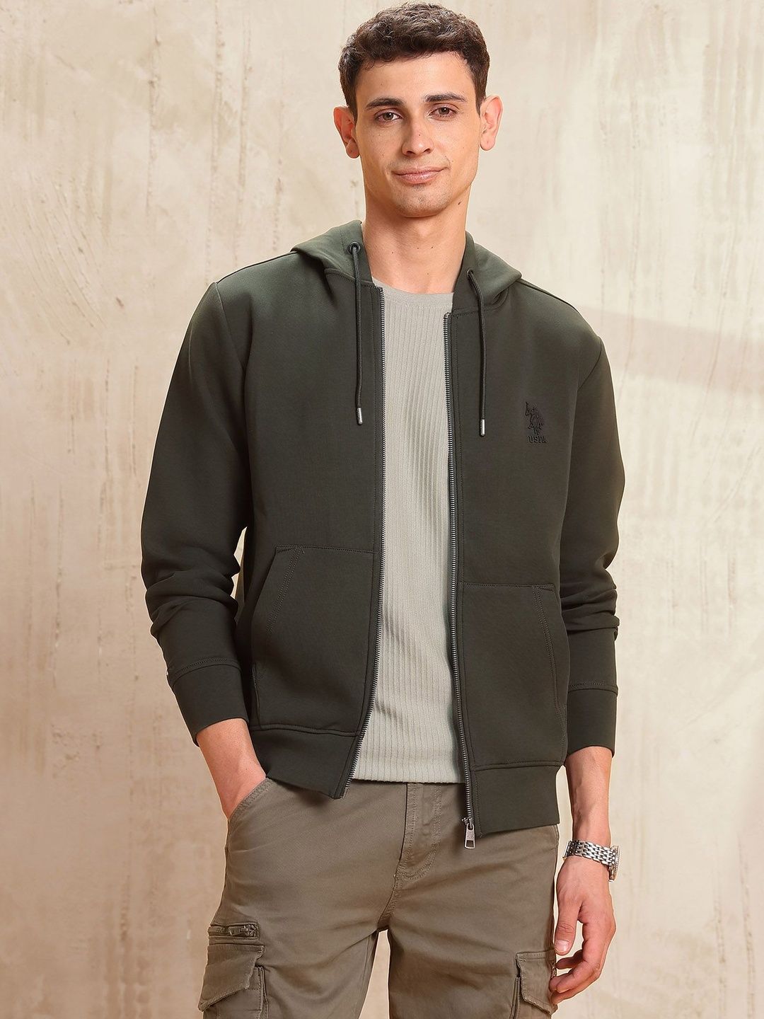 U.S. Polo Assn. Denim Co. Men Hooded Sweatshirt