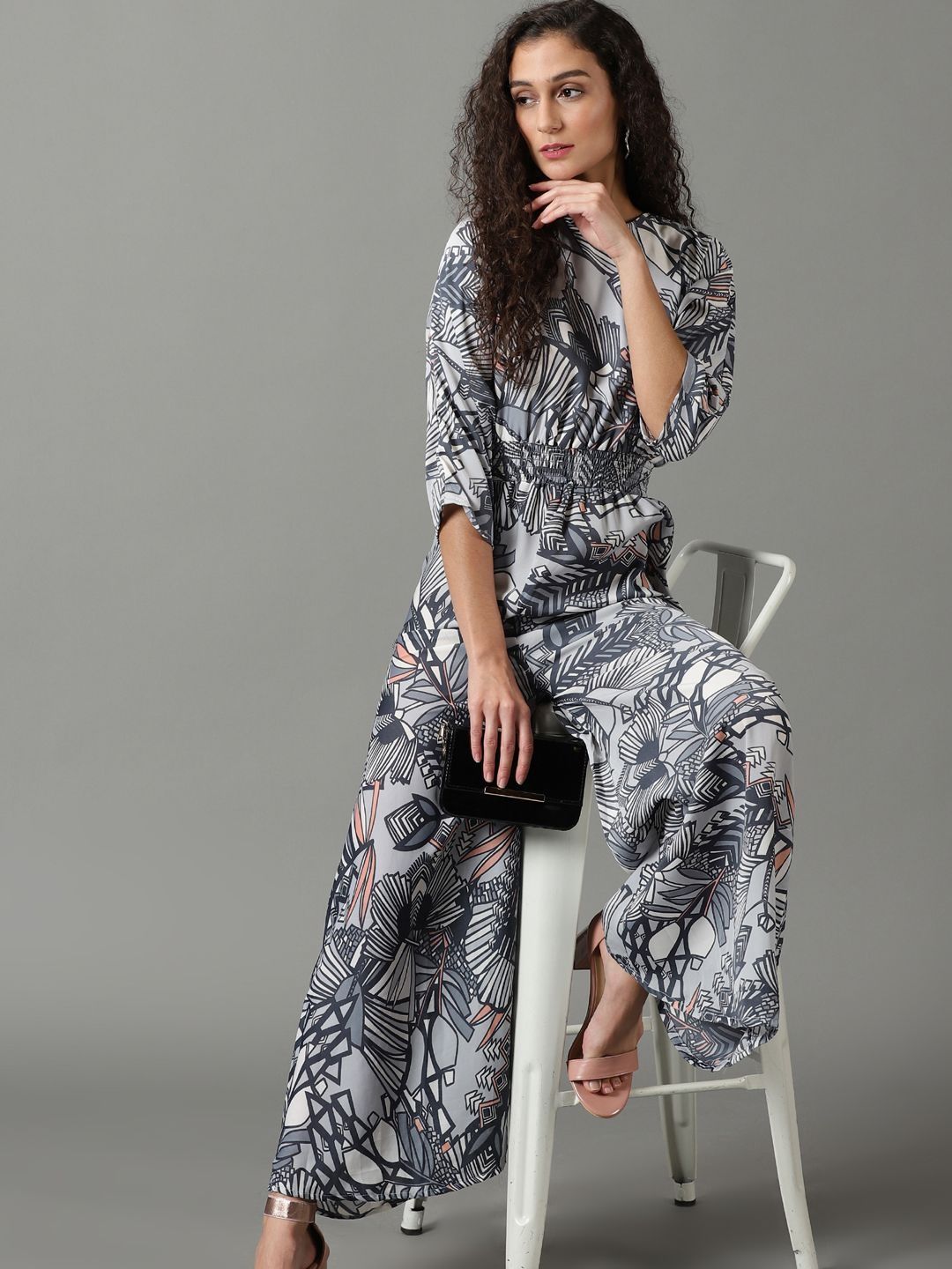 SHOWOFFFF Printed Basic Jumpsuit-picture-23
