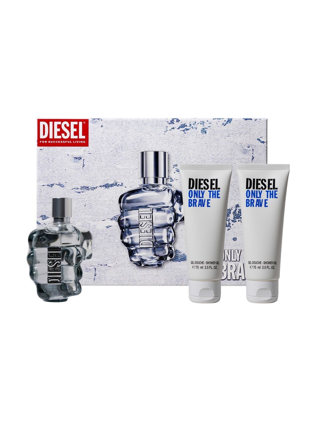 DIESEL Set Of 3 Eau de Toilette With Shower Gel - 125 ml & 75 ml Each-image-32