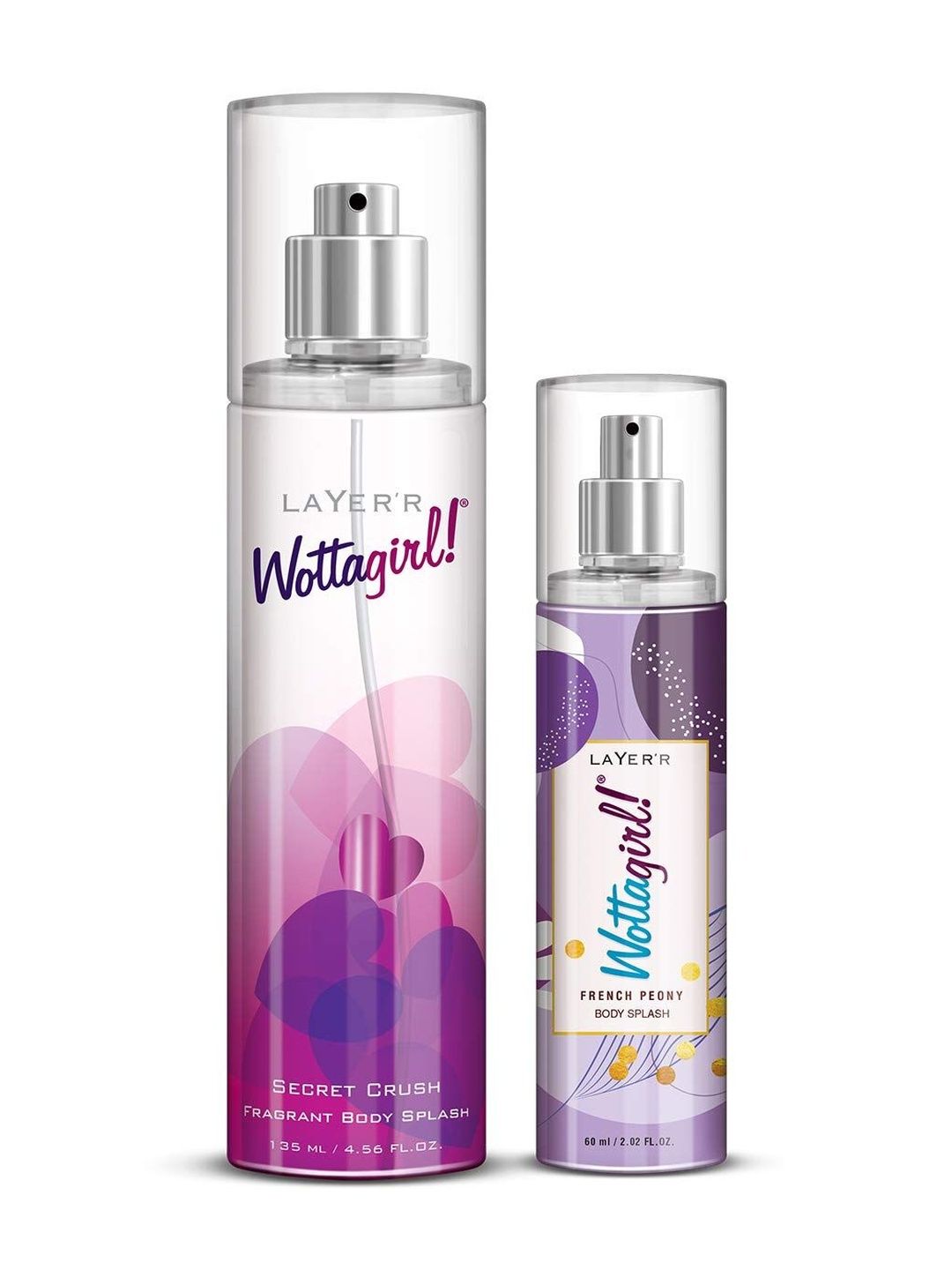 LAYER'R WOTTAGIRL! Set Of 2 Secret Crush Body Splash & French Peony - 135 ml And 60 ml-picture-30