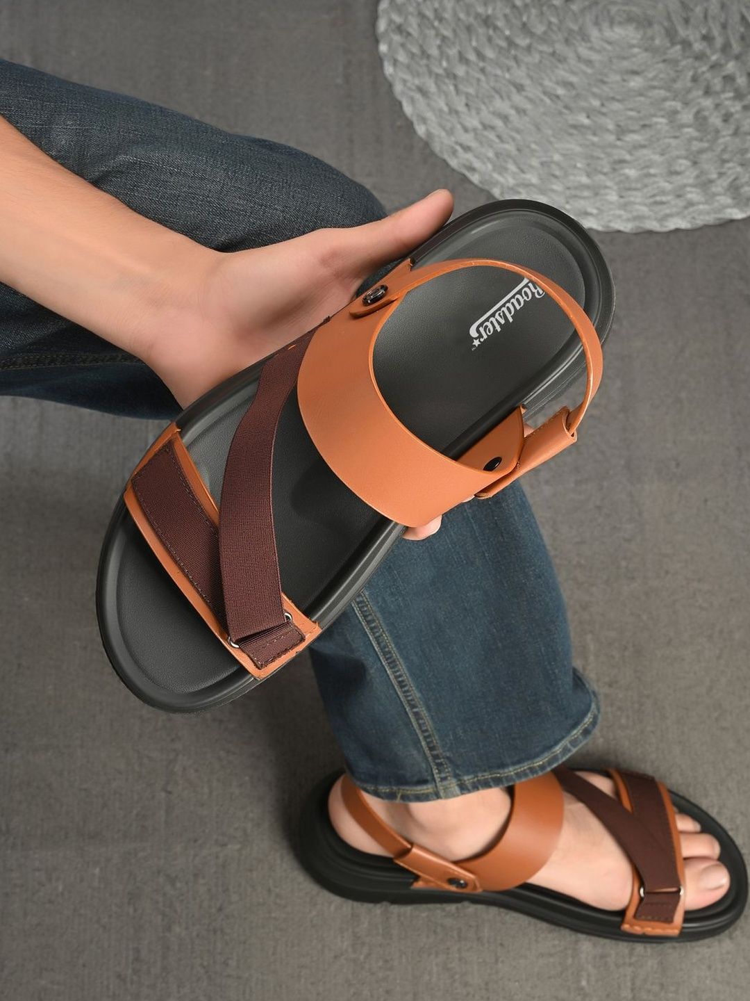 The Roadster Lifestyle Co Men Slip-On Comfort Sandals-image-25