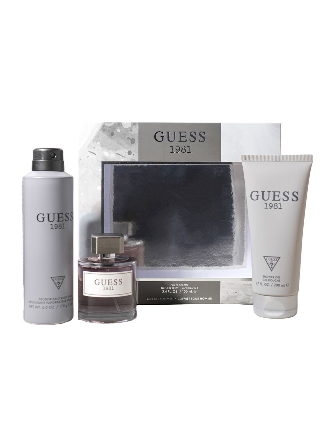 GUESS Men Set Of 3 Eau De Toilette- 100 ml- Shower Gel- 200 ml & Body Spray- 170 g-picture-19