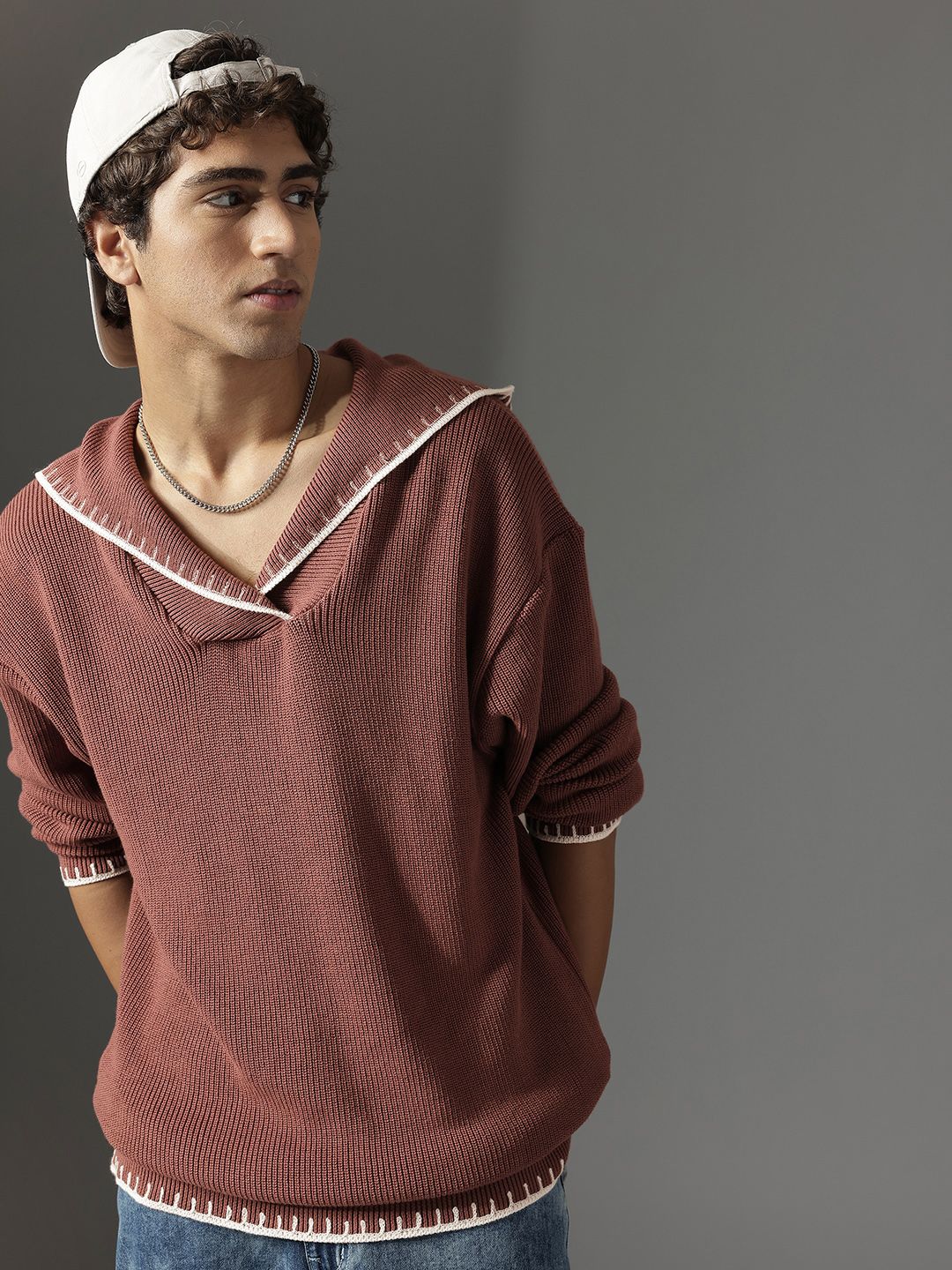 FCUK Hooded Woollen Sweaters-picture-58