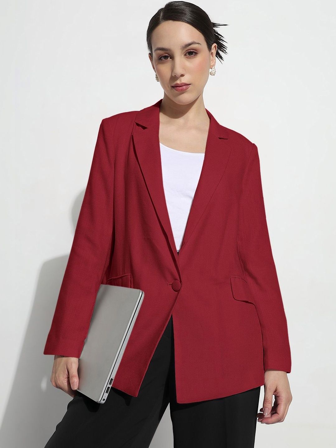 SHOWOFFFF Tailored Fit Single-Breasted Blazers-picture-42