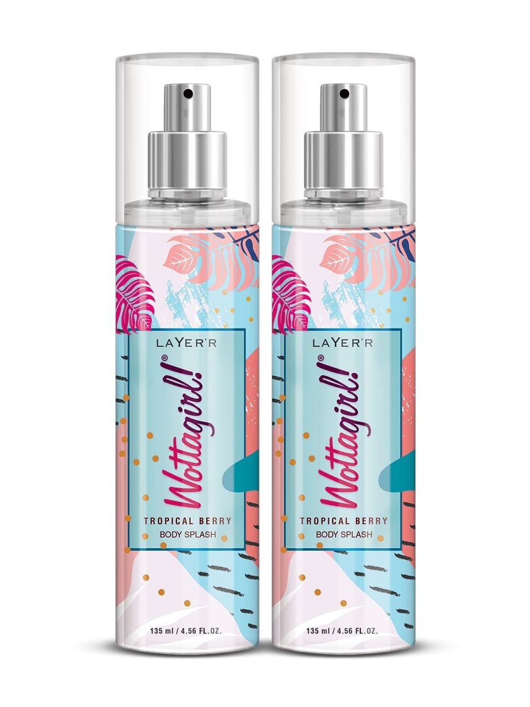LAYER'R WOTTAGIRL! Set Of 2 Tropical Berry Long Lasting Body Spray - 135 ml Each-picture-36