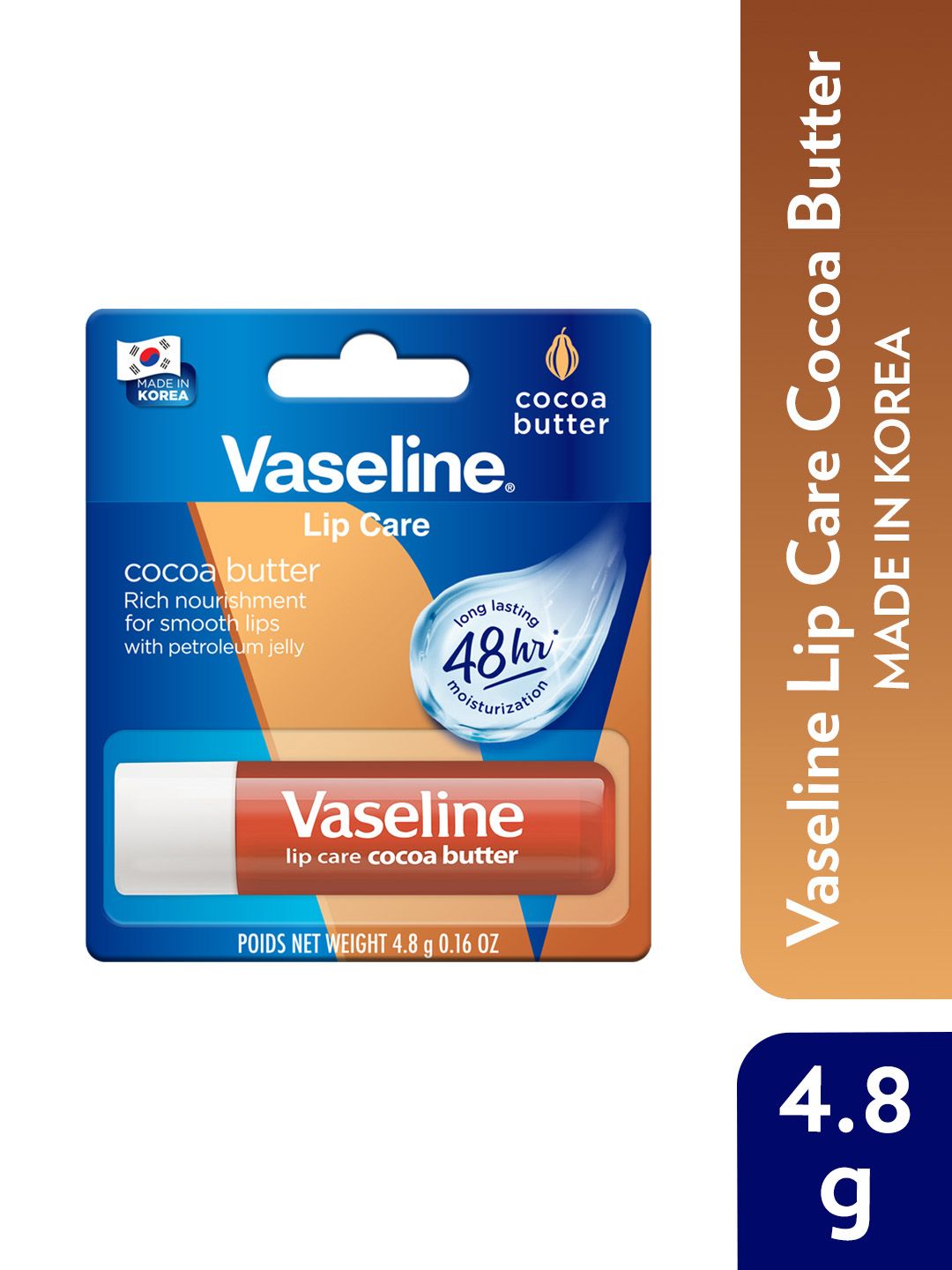 Vaseline Lip Care Lip Balm Stick for 48Hr Moisturization 4.8 g - Cocoa Butter-picture-32
