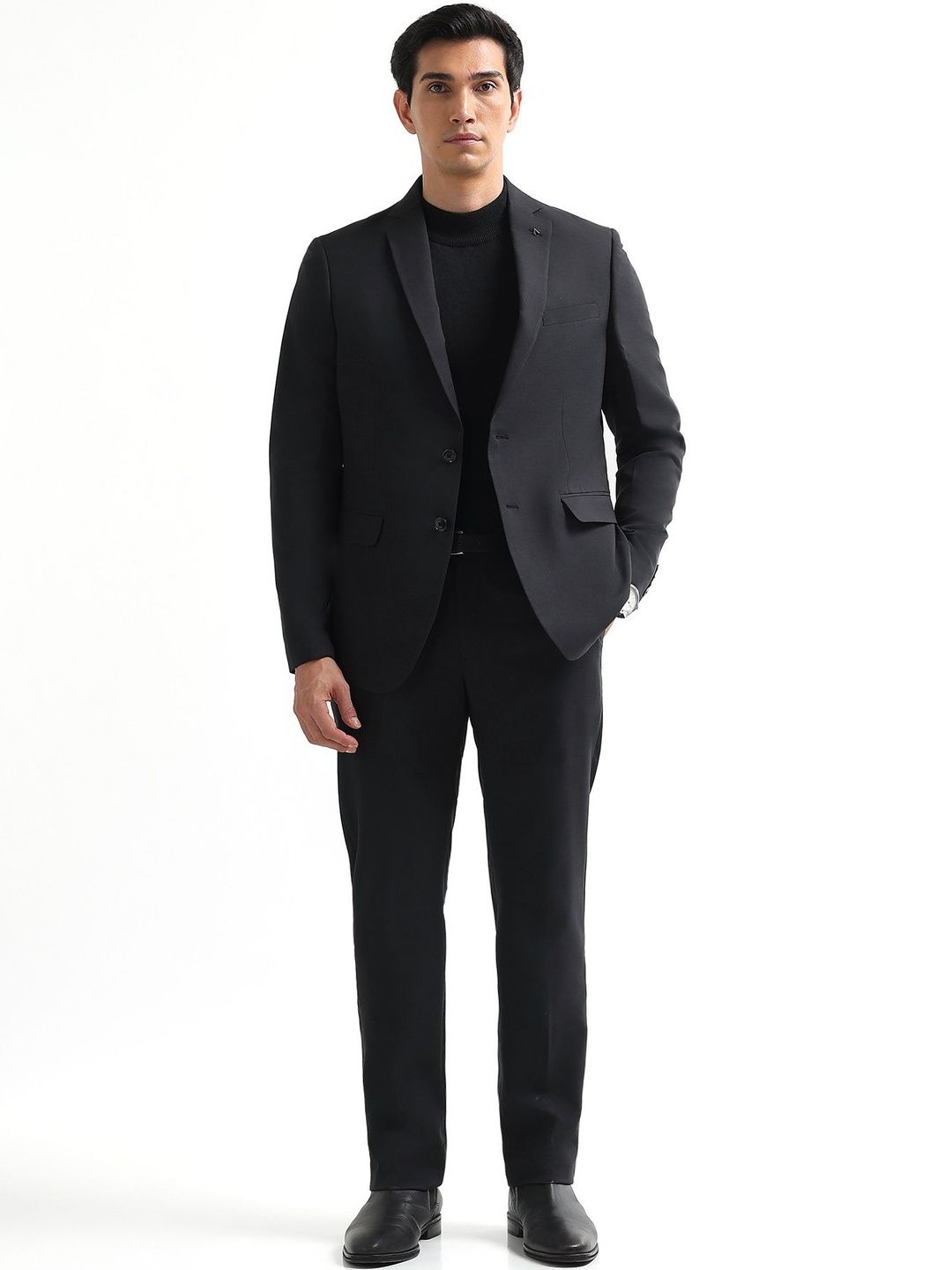 Arrow Notched Lapel Tailored Fit 2 Piece Formal Suit-picture-19