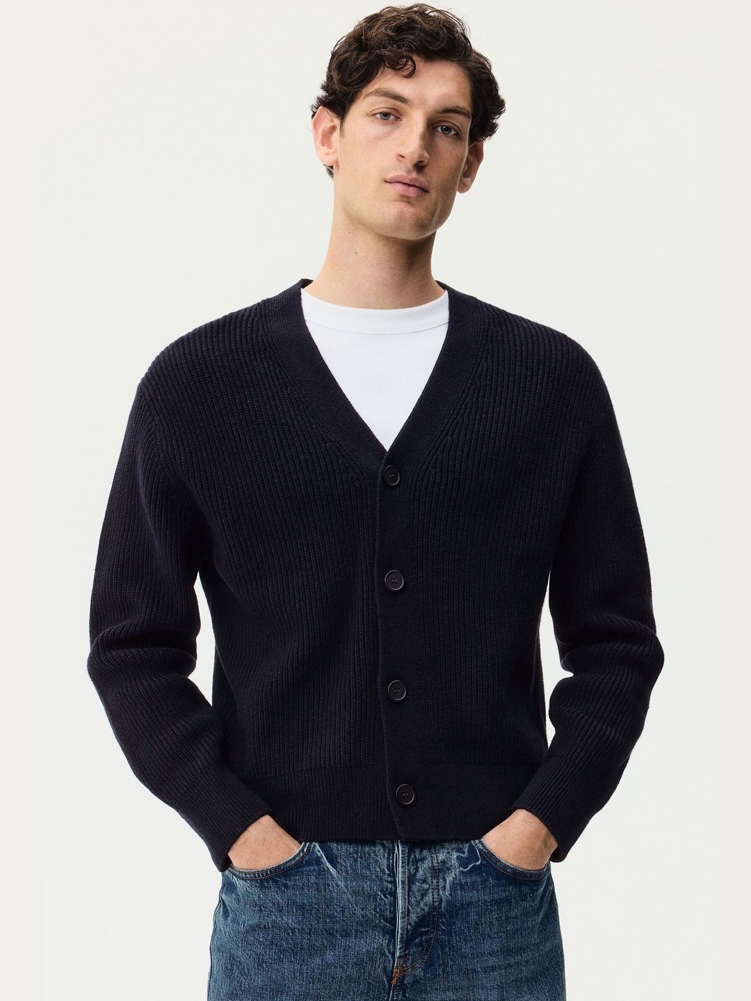 H&M Relaxed Fit Rib-Knit Cardigan-picture-19