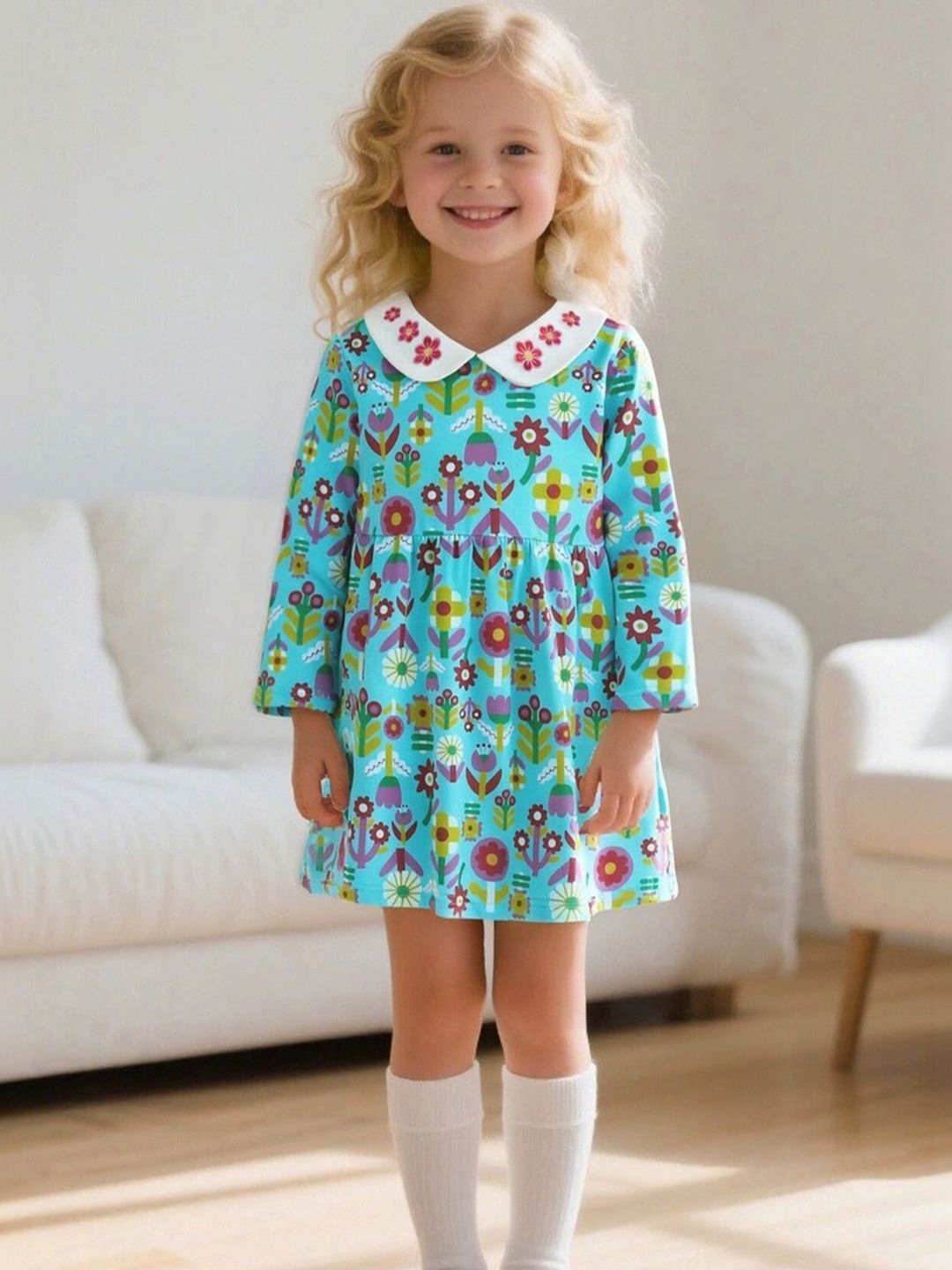 LULU & SKY Girls Printed Nightdress-image-46