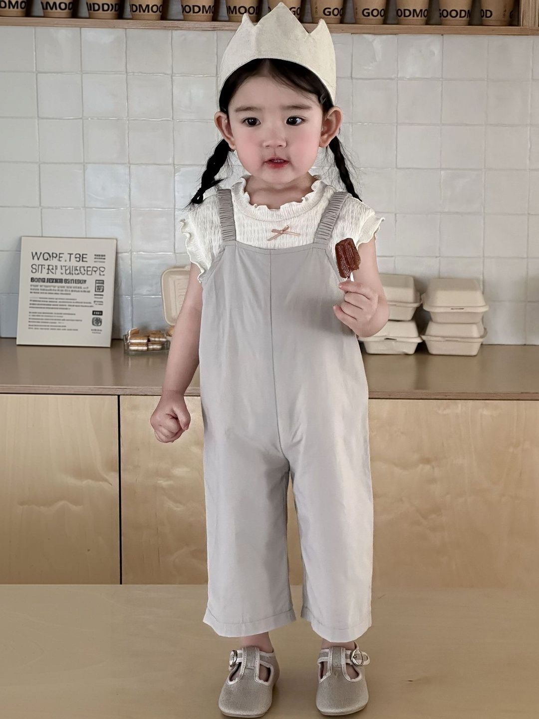 LULU & SKY Pure Cotton Dungarees With T-Shirt-picture-34